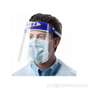 Escudo de rosto médico para óculos